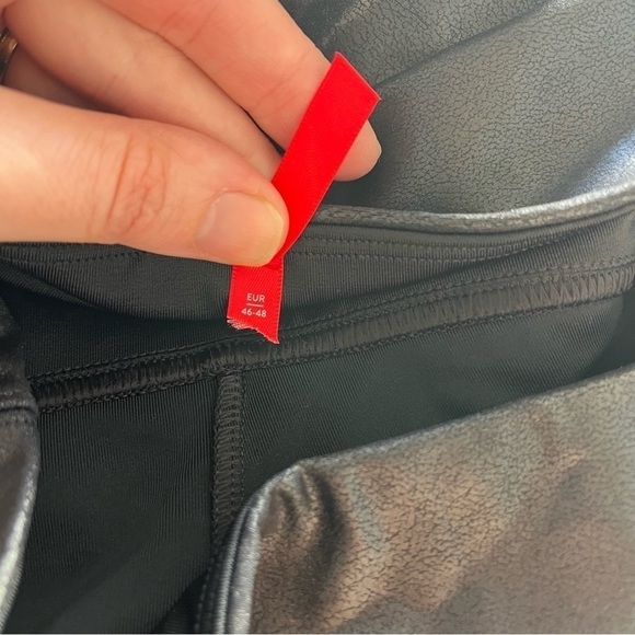 SPANX x REVOLVE Faux Leather High Waisted Leggings - Picture 8 of 11